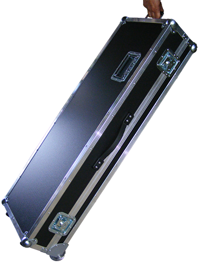 Koffer+Haube Standard-E1 mit Eckrollen